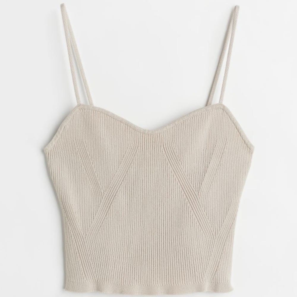 H&M Knit Cropped Tank Top